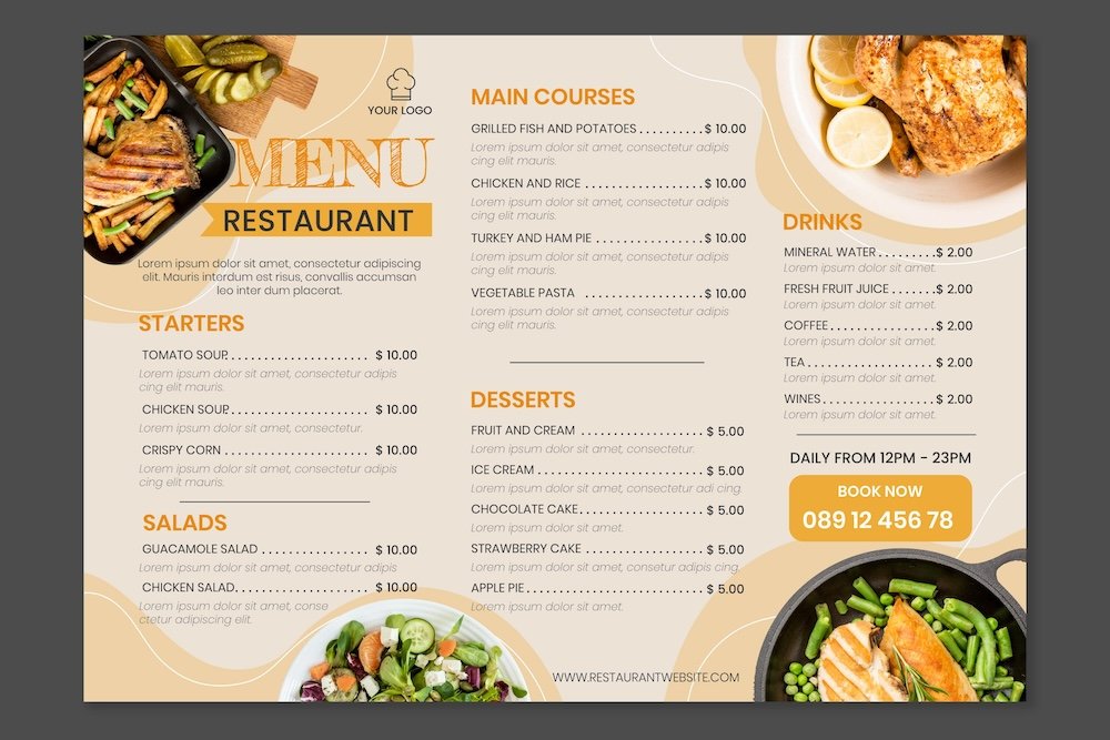 How to Design a Restaurant Menu for Better Sales
