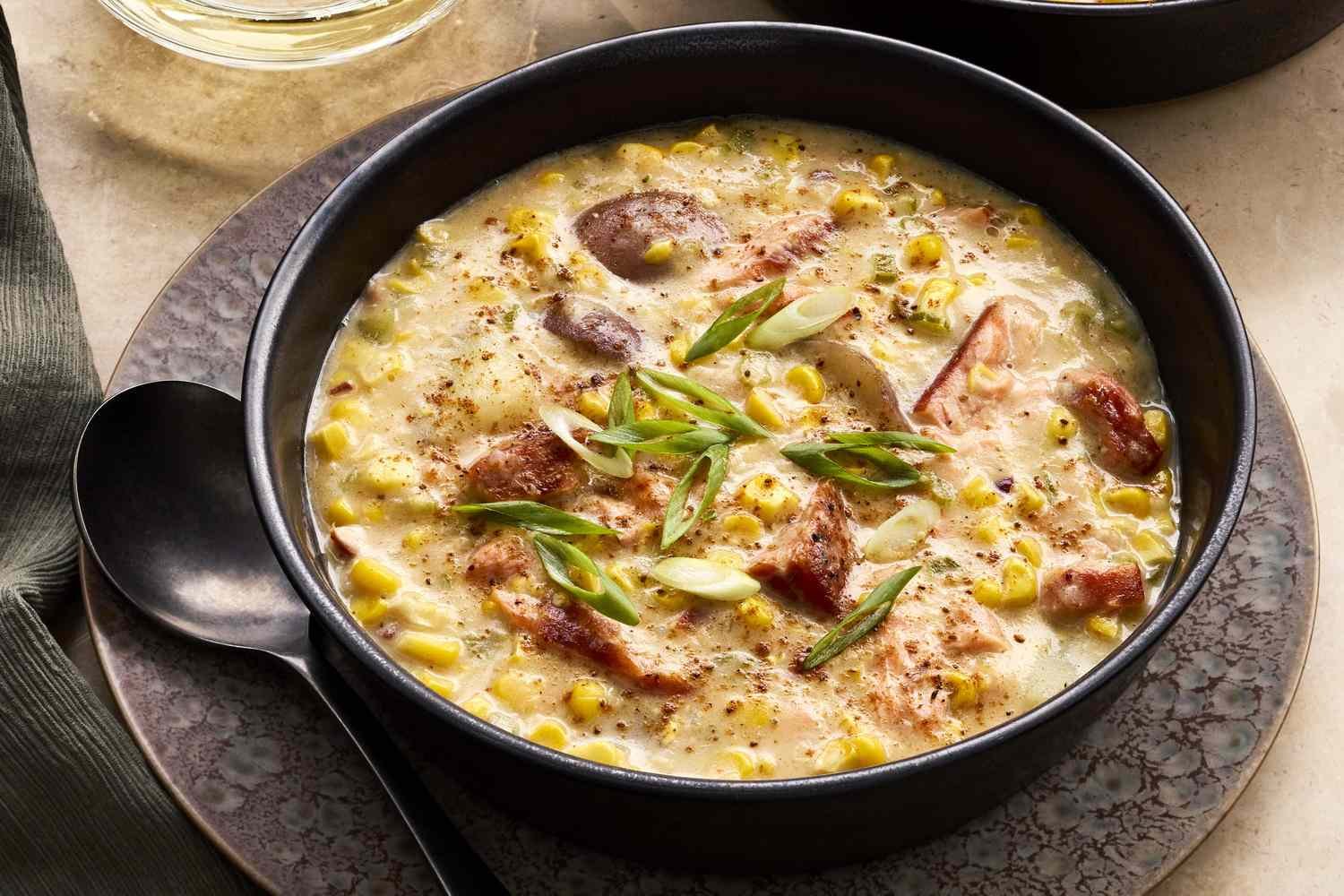 Smoked Salmon Corn Chowder Recipe