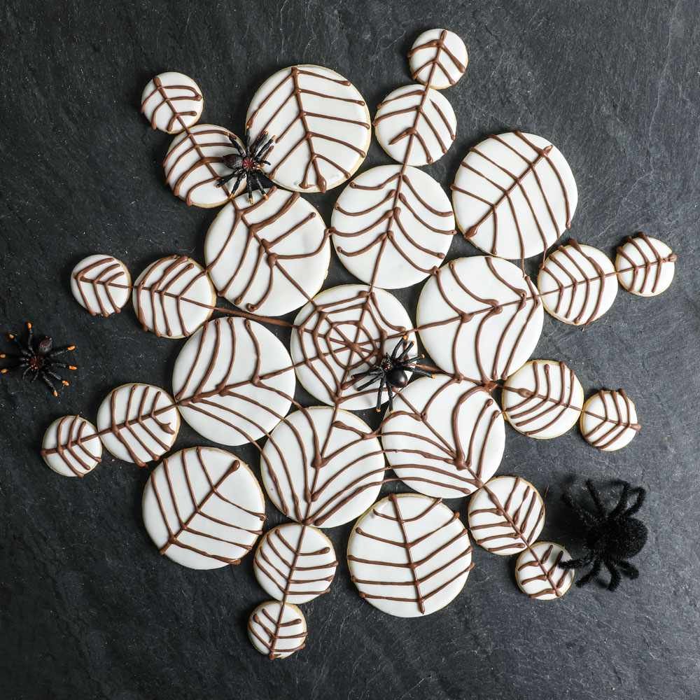 Halloween Spiderweb Sugar Cookies Recipe