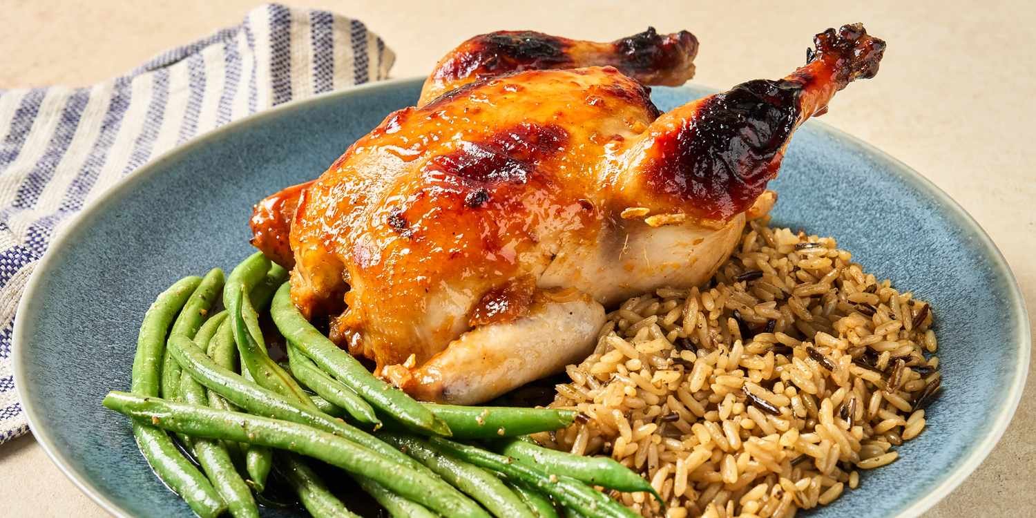 Apricot Glazed Cornish Hens Recipe