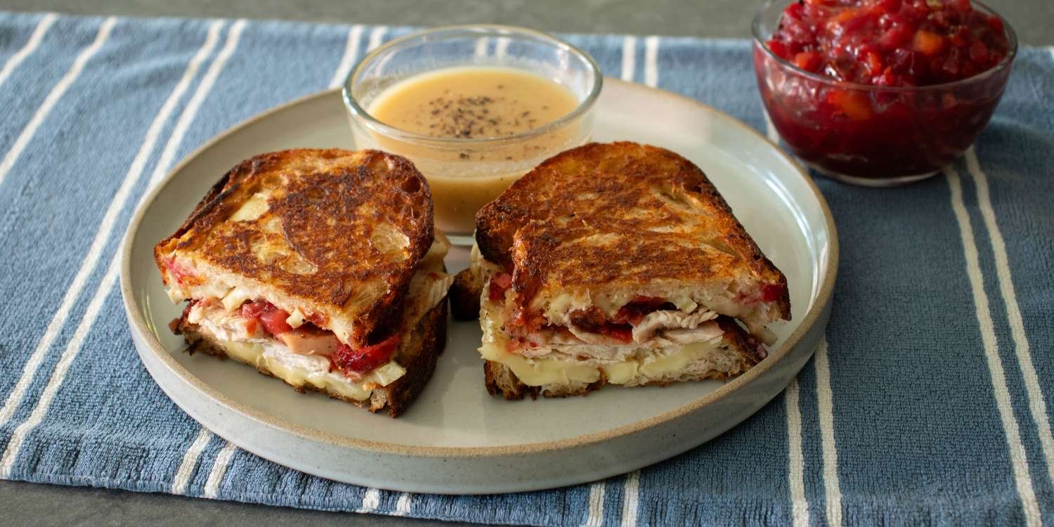 Black Friday Grilled Cheese with Kitchen Sink Cranberry Sauce Recipe