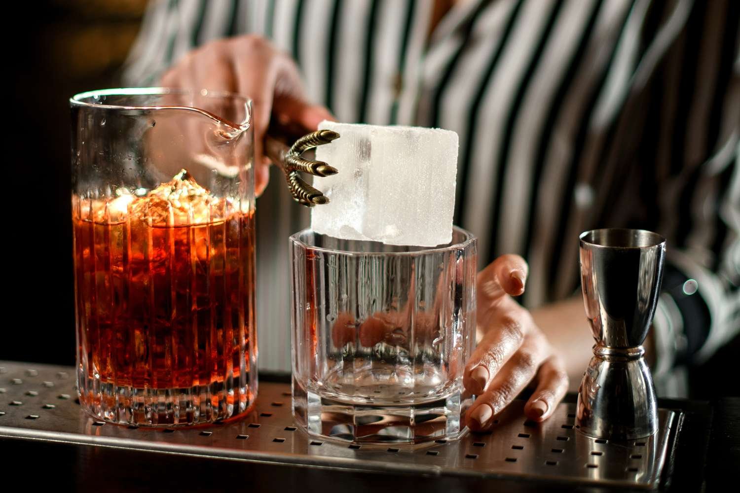 How Fancy Cocktail Ice Cubes Are Made by Hand