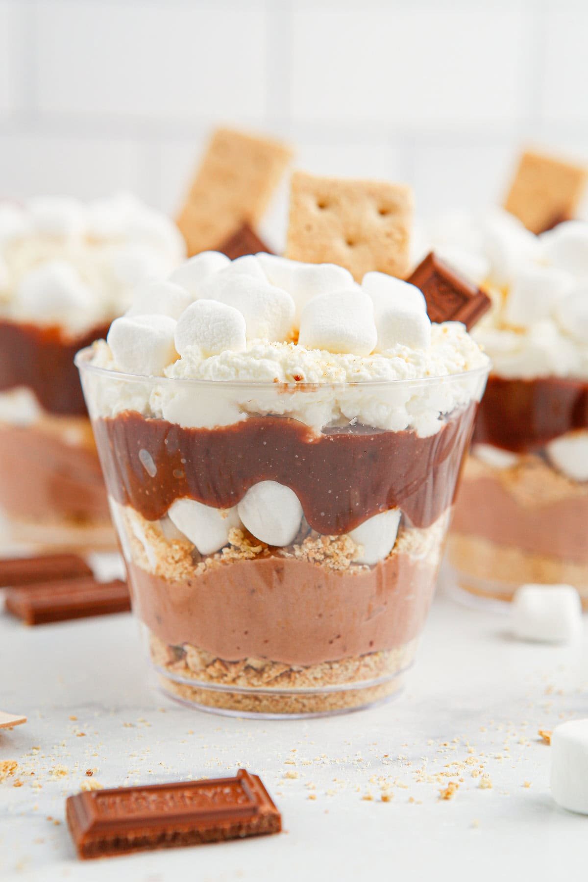 The Ultimate S’mores Pudding Cups Recipe