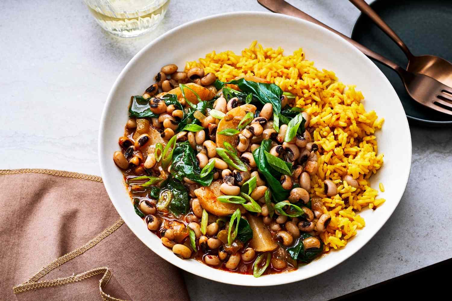 Hoppin’ John with Turnips and Turnip Greens Recipe